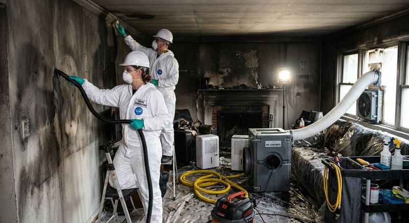 Smoke Damage Remediation in Santa Rosa, CA